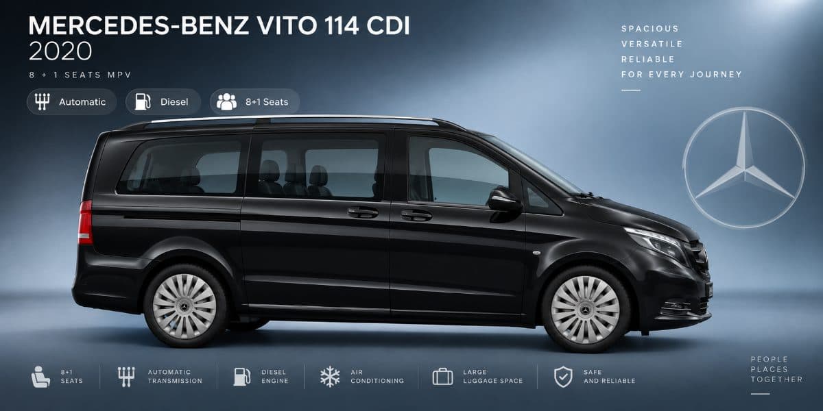 Mercedes-Benz Vito 114 CDI 2020 – rental in Sarajevo