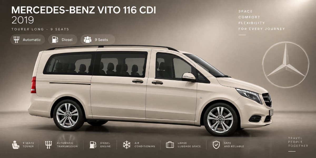 Mercedes-Benz Vito 116 CDI 2019 – rental in Sarajevo